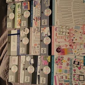 12 happy planner sticker books
